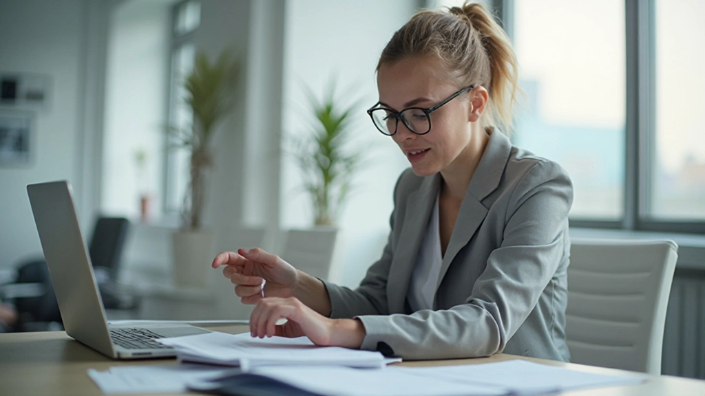Профессиональное рабочее место с компьютером, планшетом и документами, демонстрирующее организацию современной работы